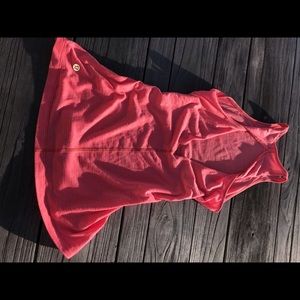 Lululemon bright coral tank, size 4